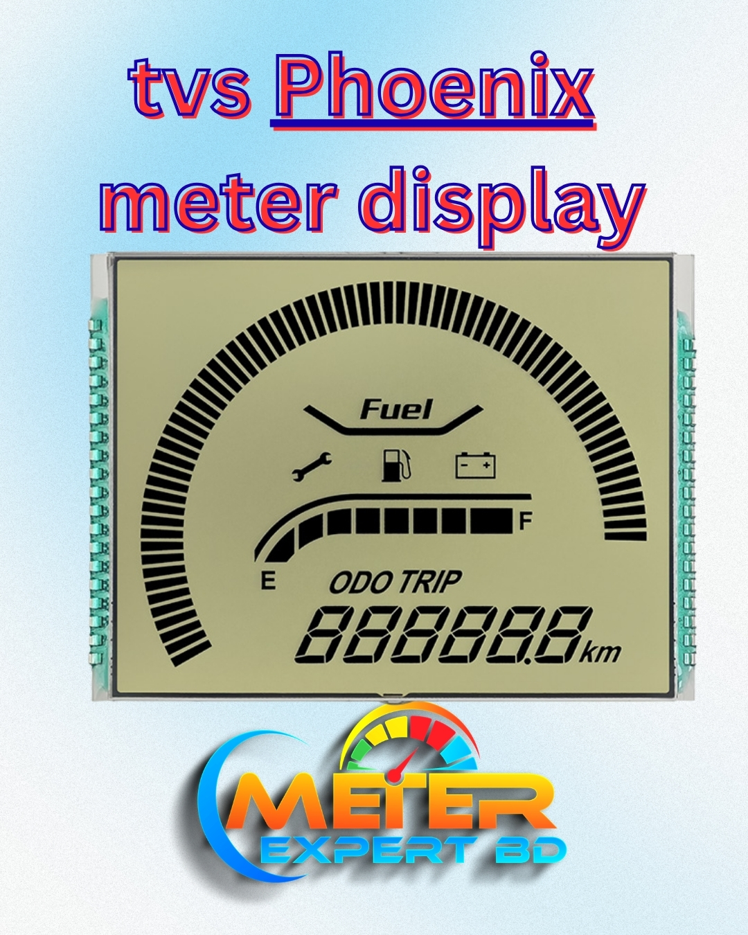 TVS Phoenix metre display