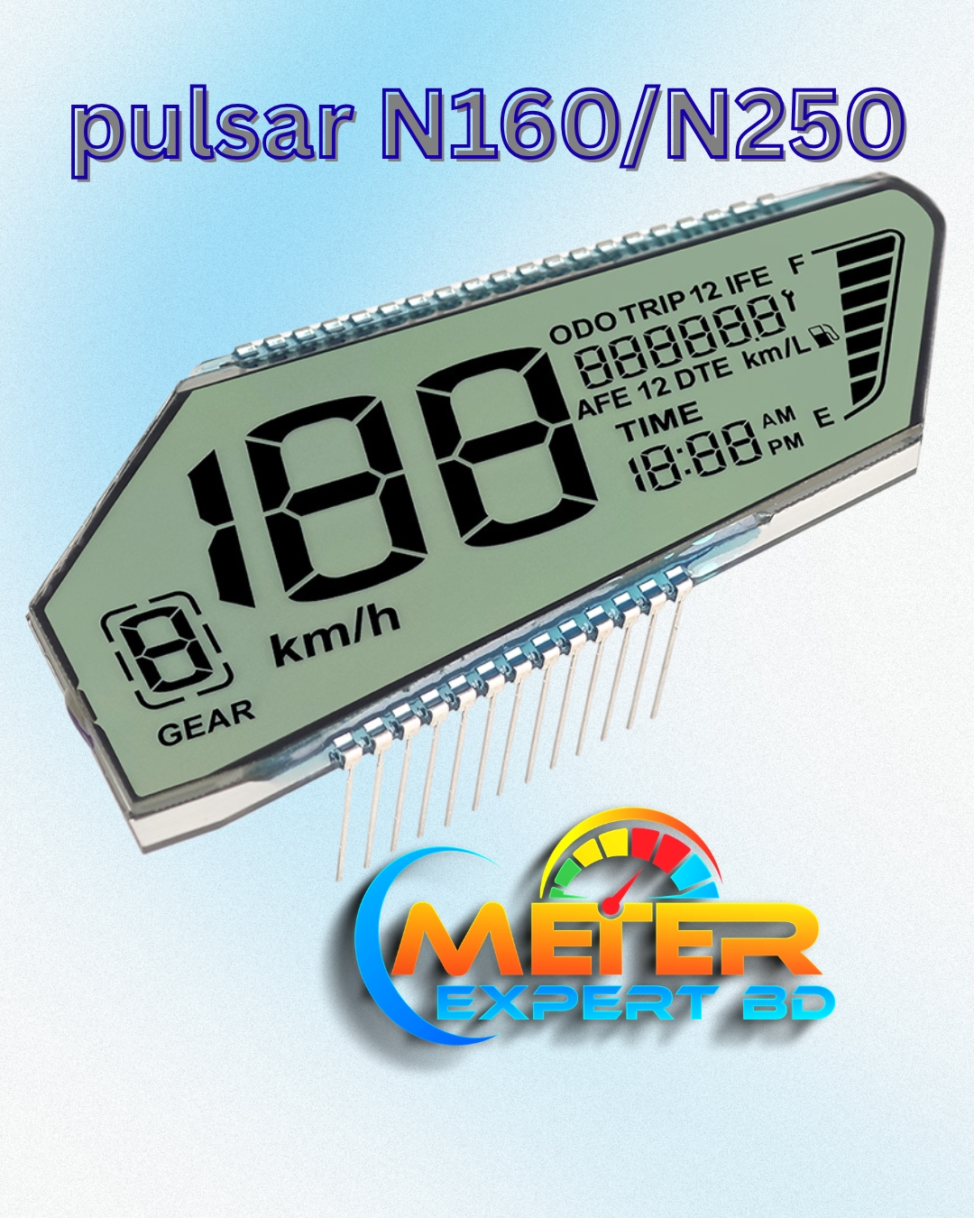 pulsar N160/N250 meter display