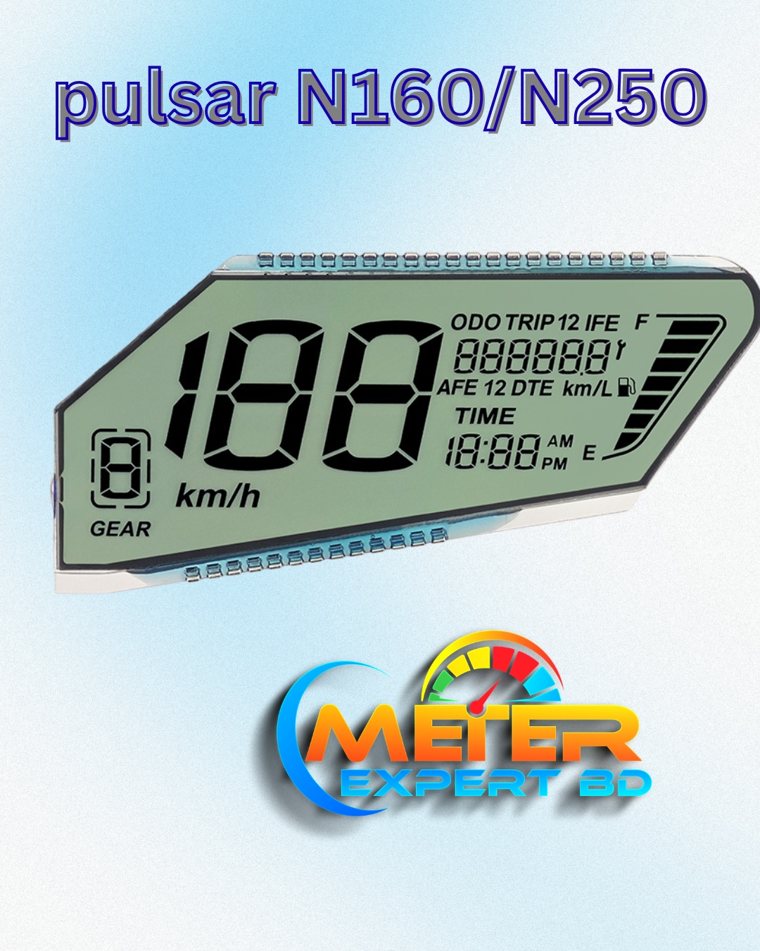 pulsar N160/N250 meter display